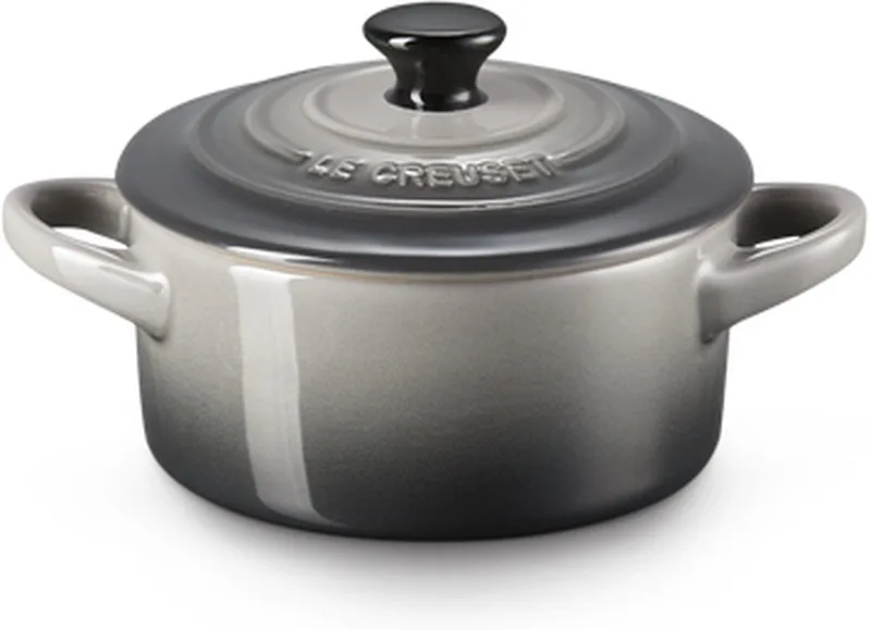 Serveerpannetje / Mini Braadpan - Signature - Flint - ø 10 cm / 250 ml de Le Creuset en Gris – photo produit