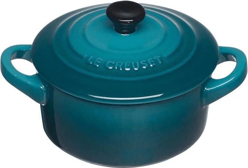 Serveerpannetje / Mini Braadpan - Signature - ø 10 cm / 250 ml fra Le Creuset i Deep Teal – produktbillede