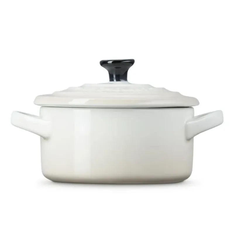Serveerpannetje / Mini Braadpan - Signature - ø 10 cm / 250 ml de Le Creuset en Meringue – photo produit 4 sur 5