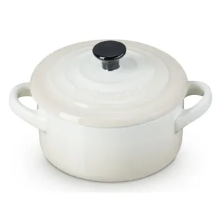 Serveerpannetje / Mini Braadpan - Signature - ø 10 cm / 250 ml de Le Creuset en Meringue – photo produit 3 sur 5