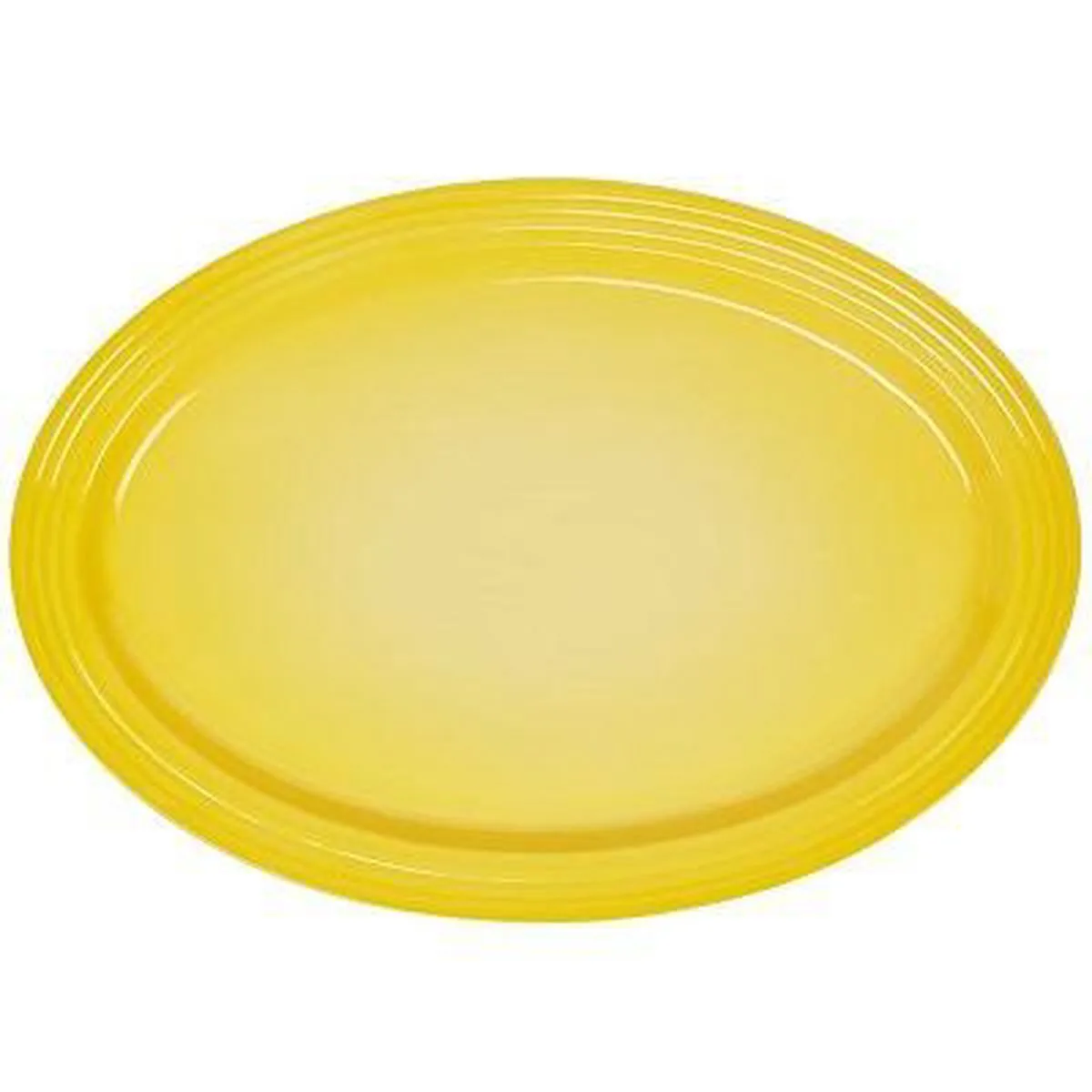 Serveerschaal Soleil Ovaal ø 46 cm fra Le Creuset i Gul – produktbillede