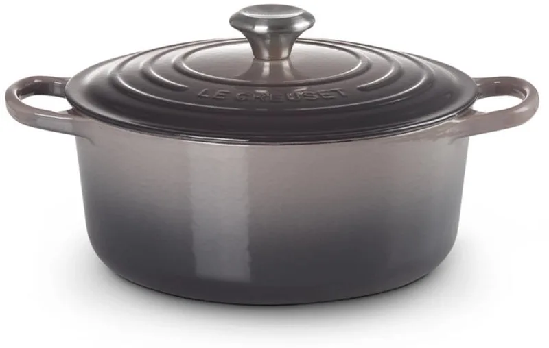 Signature Braad-/stoofpan 24 cm by Le Creuset in Flint – product photo