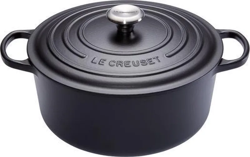 Signature Braadpan - 2,4 l - 20 cm van Le Creuset in Zwart – productfoto