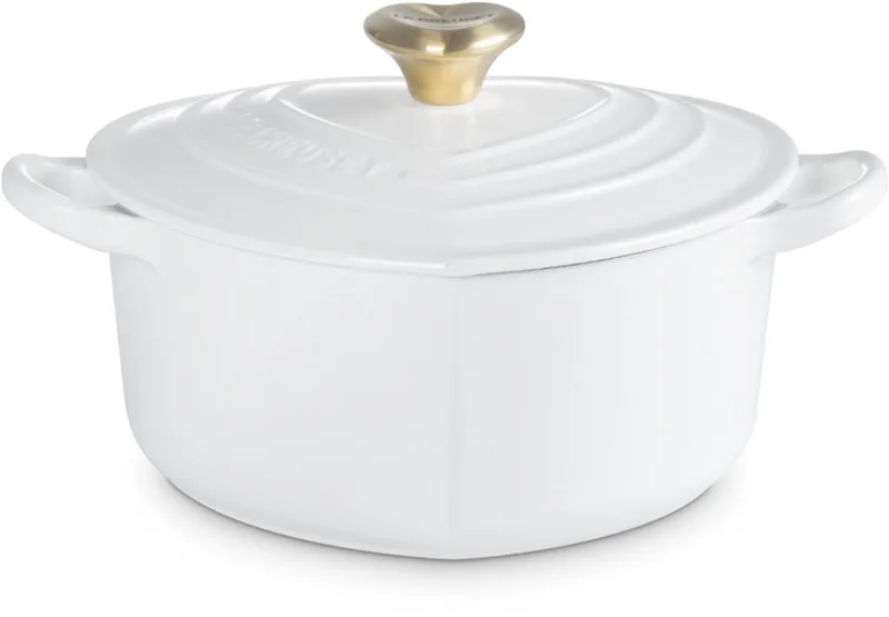 Signature - Braadpan 20 cm - Hart by Le Creuset in White – product photo