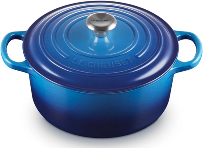 Signature - Braadpan - 22 cm - 3,3 L - Inductie by Le Creuset in Azure – product photo