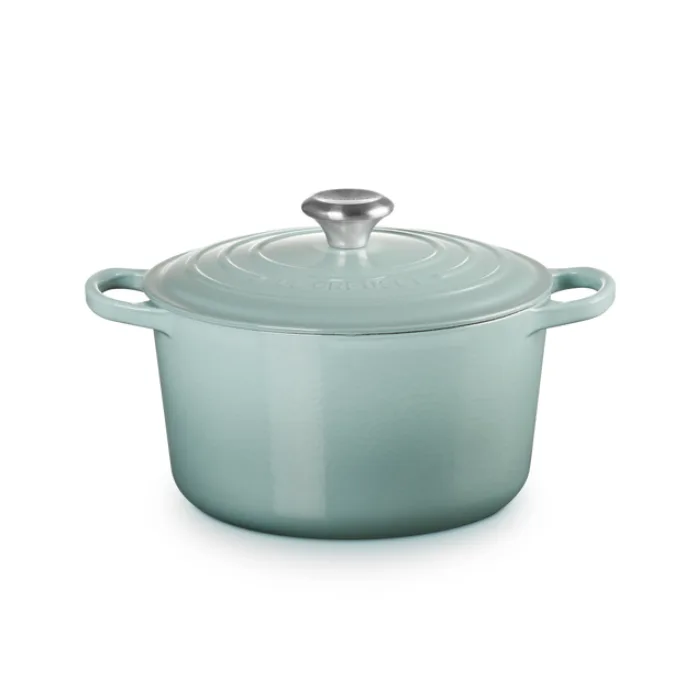 Signature - Braadpan hoog Sea Salt 24cm 5,0L van Le Creuset – productfoto