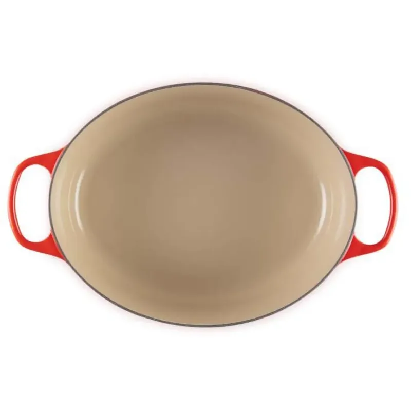 Signature - Braadpan - Ovaal - 35 cm - 8,9 L - Inductie van Le Creuset in Kersenrood – productfoto 2 van 4