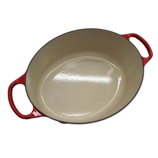 Signature - Braadpan - Ovaal - 35 cm - 8,9 L - Inductie van Le Creuset in Kersenrood – productfoto 4 van 4