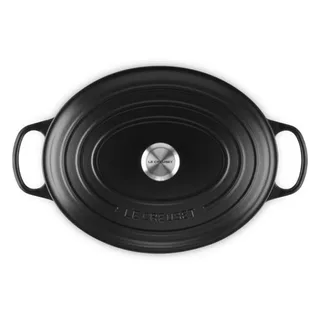 Signature - Braadpan - Ovaal - 35 cm - 8,9 L - Inductie by Le Creuset in Mat Zwart – product photo 4 of 5