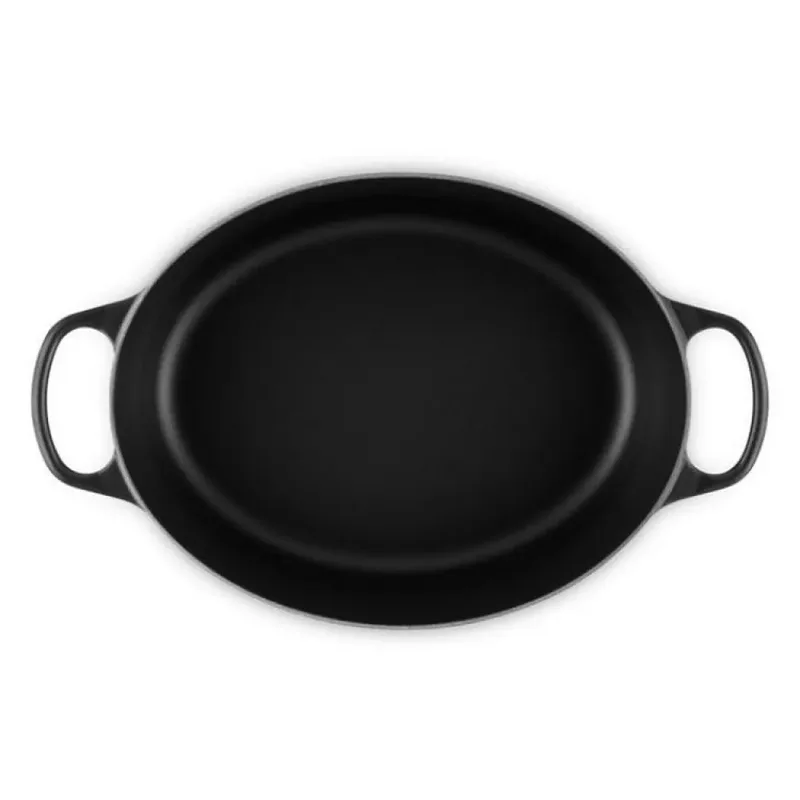 Signature - Braadpan - Ovaal - 35 cm - 8,9 L - Inductie by Le Creuset in Mat Zwart – product photo 5 of 5