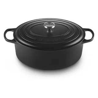 Signature - Braadpan - Ovaal - 35 cm - 8,9 L - Inductie by Le Creuset in Mat Zwart – product photo 2 of 5