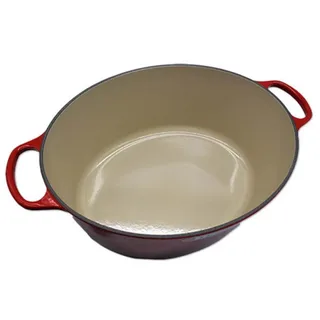 Signature - Braadpan - Ovaal - 40 cm - 13,9 L - Inductie de Le Creuset en Kersenrood – photo produit 4 sur 4