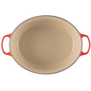 Signature - Braadpan - Ovaal - 40 cm - 13,9 L - Inductie de Le Creuset en Kersenrood – photo produit 2 sur 4