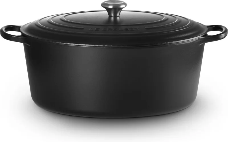 Signature - Braadpan - Ovaal - 40 cm - 13,9 L - Inductie von Le Creuset in Mat Zwart – Produktfoto 1 von 4