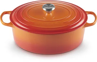 Signature - Braadpan - Ovaal - Oranjerood - 33 cm - 7,5 L - Inductie by Le Creuset in Oranje Rood – product photo 1 of 3