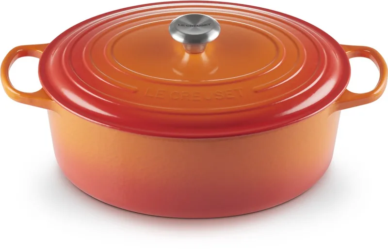 Signature - Braadpan - Ovaal - Oranjerood - 33 cm - 7,5 L - Inductie by Le Creuset in Oranje Rood – product photo 1 of 3