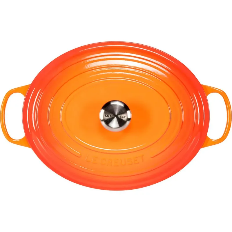 Signature - Braadpan - Ovaal - Oranjerood - 33 cm - 7,5 L - Inductie by Le Creuset in Oranje Rood – product photo 3 of 3