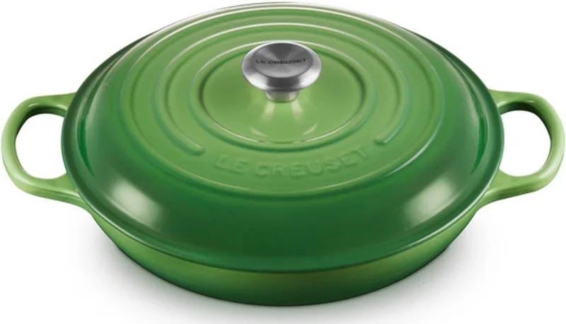 Signature Campagnard Braadpan 30 cm by Le Creuset in Bamboo – product photo
