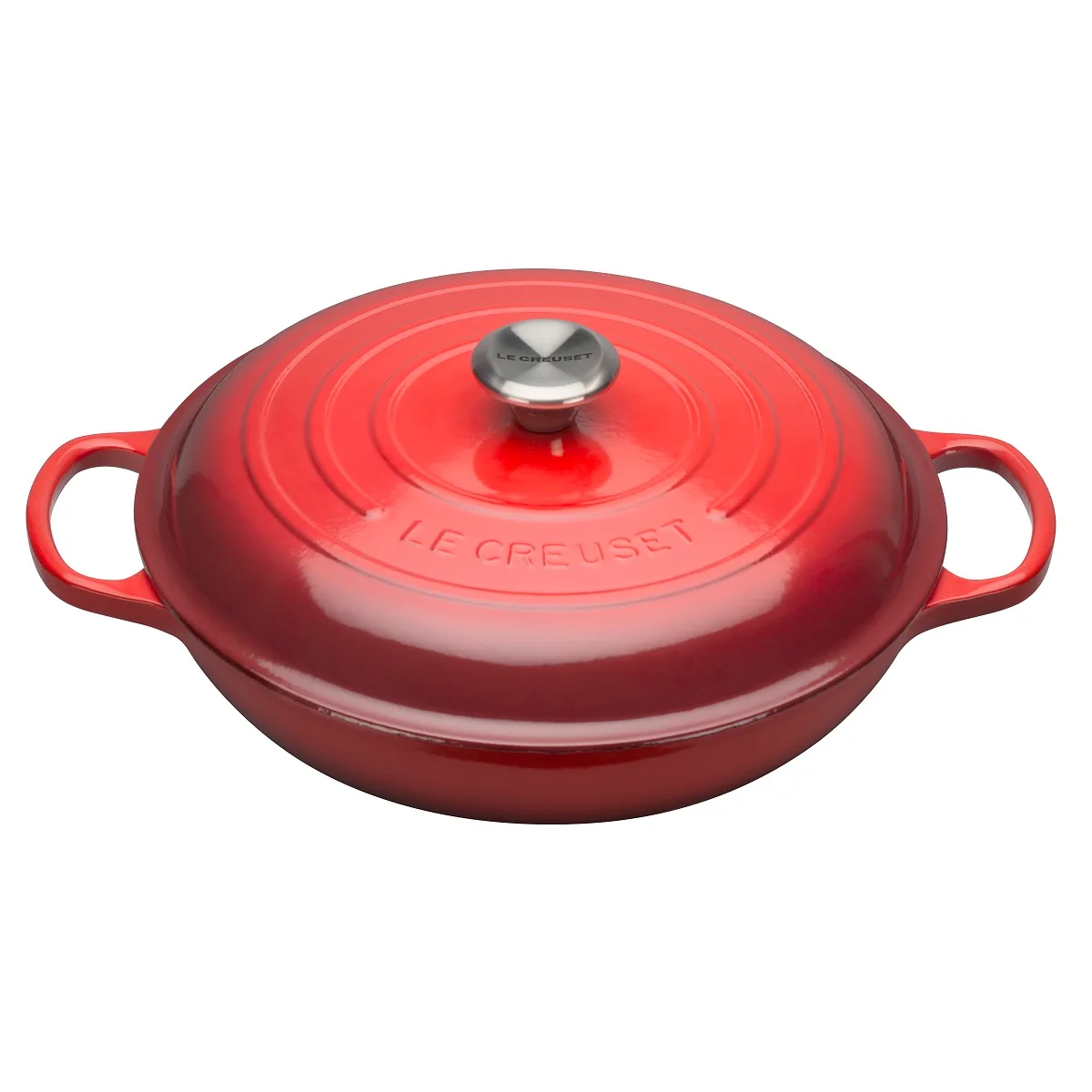 Signature - Campagnard braadpan 30cm 3,50l Kersenrood by Le Creuset – product photo