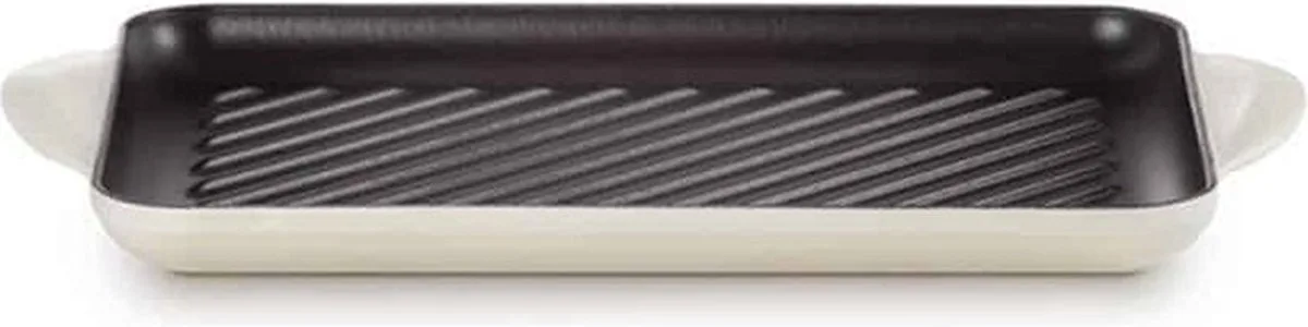 Signature Grillplaat, 32x22cm van Le Creuset in Meringue – productfoto