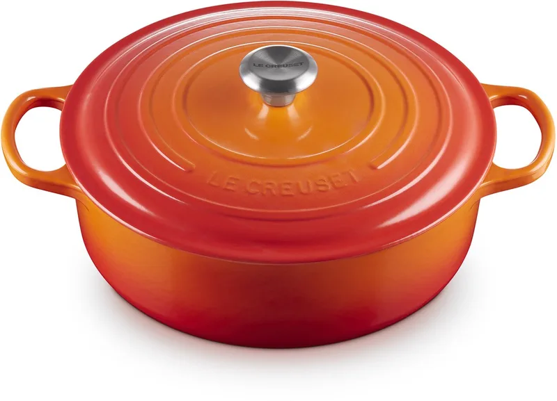 Signature Lage Braadpan Ø 30cm 6,20l by Le Creuset in Oranjerood – product photo