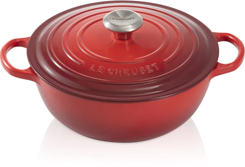 Signature Marmite Ø 26cm 4,1l by Le Creuset in Kersenrood – product photo