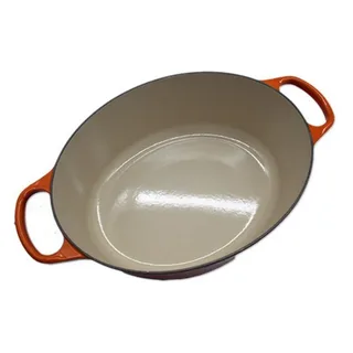 Signature ovale braad-/stoofpan 35 cm by Le Creuset in Oranjerood – product photo 3 of 5