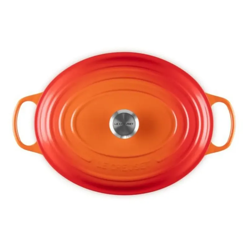 Signature ovale braad-/stoofpan 35 cm by Le Creuset in Oranjerood – product photo 4 of 5