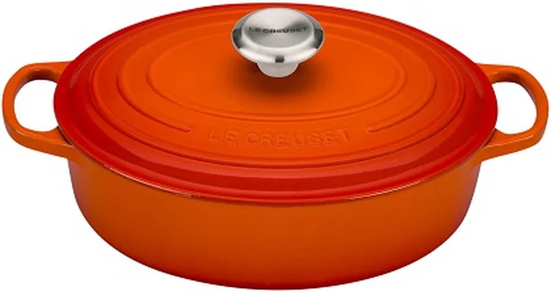 Signature - Ovale Braadpan 27cm Oranje by Le Creuset in Oranjerood – product photo