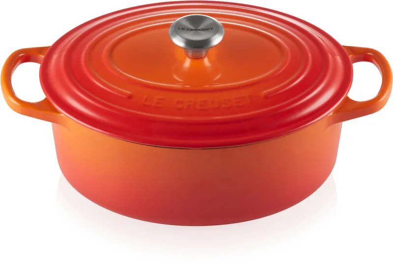 Signature Ovale Braadpan Ø 27 cm 4,1 L de Le Creuset en Oranjerood – photo produit