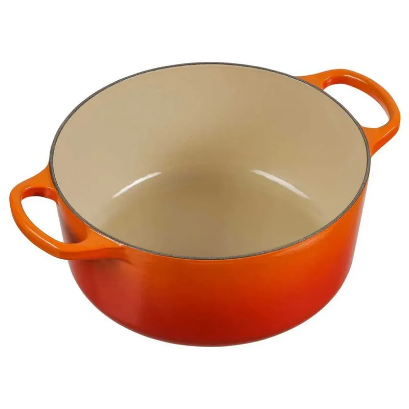 Signature Ronde Braadpan 24 cm Oranje van Le Creuset in Oranjerood – productfoto 2 van 3