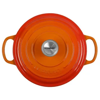Signature Ronde Braadpan 24 cm Oranje van Le Creuset in Oranjerood – productfoto 3 van 3