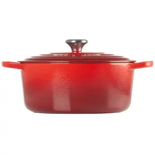 Signature Ronde Braadpan 28 cm Cerise - Gietijzer de Le Creuset en Kersenrood – photo produit 4 sur 4