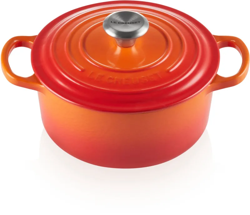 Signature Ronde Braadpan Ø 24 cm 4,2 L de Le Creuset en Oranjerood – photo produit