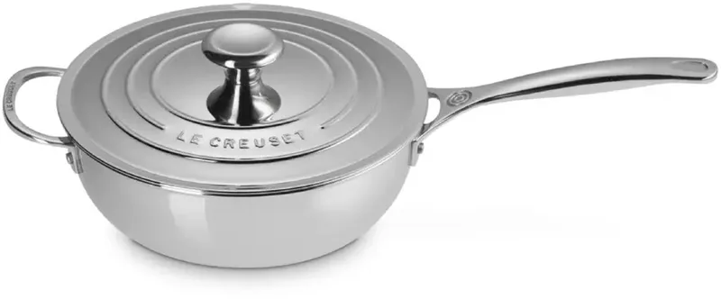 Signature Sauteerpan Antiaanbaklaag 24cm / 3.3l by Le Creuset in Rvs – product photo