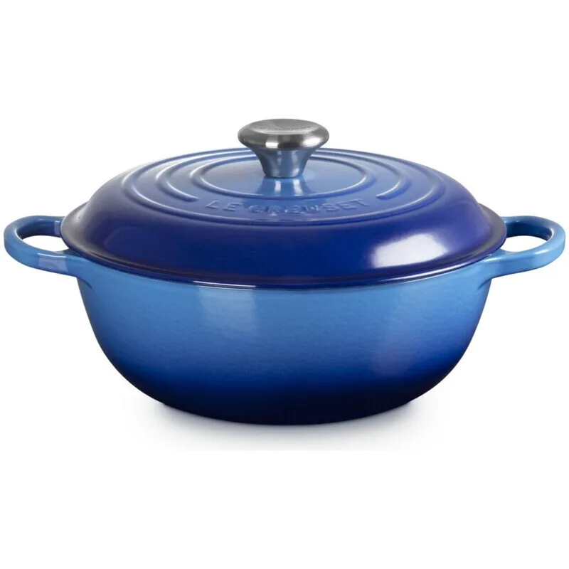 Signature Schmortopf 22 cm Azurblau de Le Creuset – photo produit