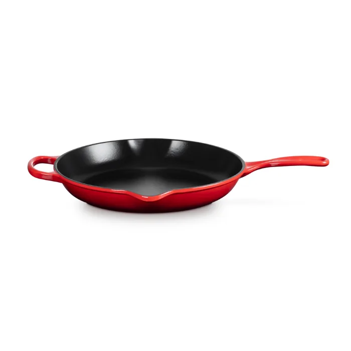 Signature - Skillet rond hoog 30cm Kersenrood de Le Creuset – photo produit