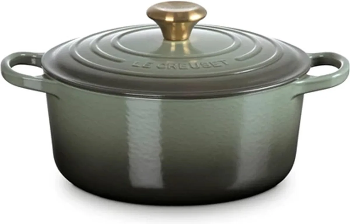 Casserole Signature Round 24 Cm de Le Creuset en Thyme – photo produit