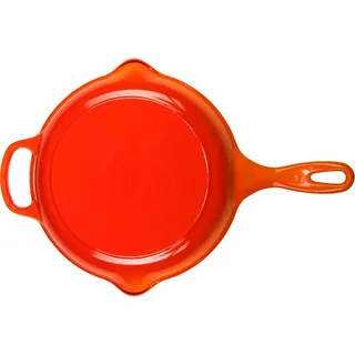 Skillet Signature - Ø 23 cm - Geëmailleerde Anti-aanbaklaag - Geschikt voor Alle Warmtebronnen, inclusief Inductie - Vaatwasserbestendig - Levenslange Garantie van Le Creuset in Oranjerood – productfoto 3 van 3