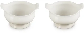 Soepkommen Set van 2 in Aardewerk 0,60 Liter från Le Creuset i Meringue – produktbild 1 av 5