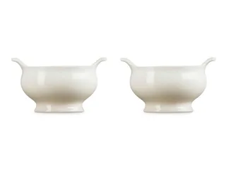 Soepkommen Set van 2 in Aardewerk 0,60 Liter från Le Creuset i Meringue – produktbild 3 av 5