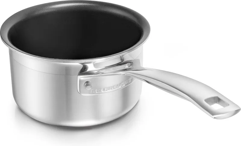 Steelpan Magnetik - TriPly - Ø 14 cm / 1.3 liter - Geschikt voor Alle Warmtebronnen, inclusief Inductie - Vaatwasserbestendig - Levenslange Garantie von Le Creuset in Rvs – Produktfoto