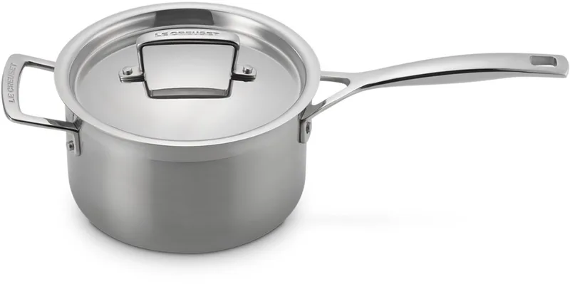 Steelpan met handvat en deksel Ø 18cm 2,8l från Le Creuset i Rvs – produktbild