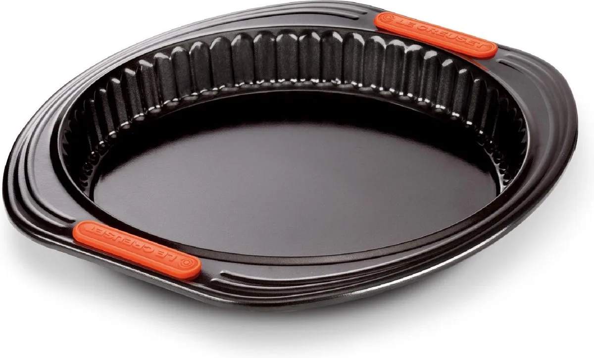 Taartvorm met losse bodem - Ø 28 cm van Le Creuset in Zwart – productfoto