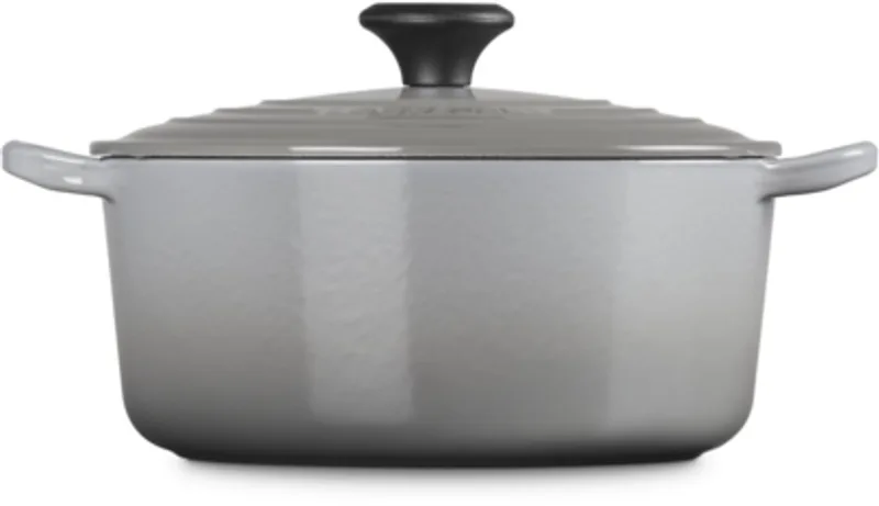 Tradition Braadpan stoofpan rond 24cm - 4,2L fra Le Creuset i Mist Grey – produktbillede