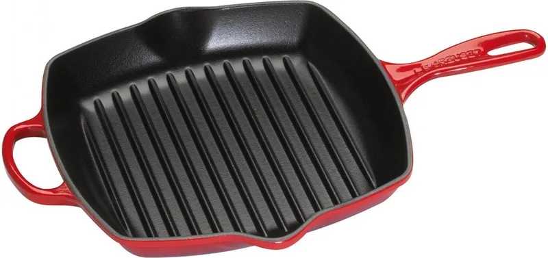 vierkante grillpan - 26 CM - Voor iedere warmte bron - Kersenrood by Le Creuset in Red – product photo 1 of 3