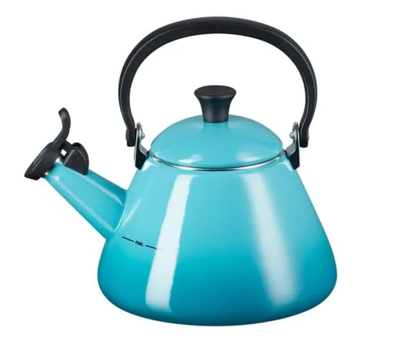 Wasserkocher, konisch, 1,6 L, Karibikblau von Le Creuset – Produktfoto