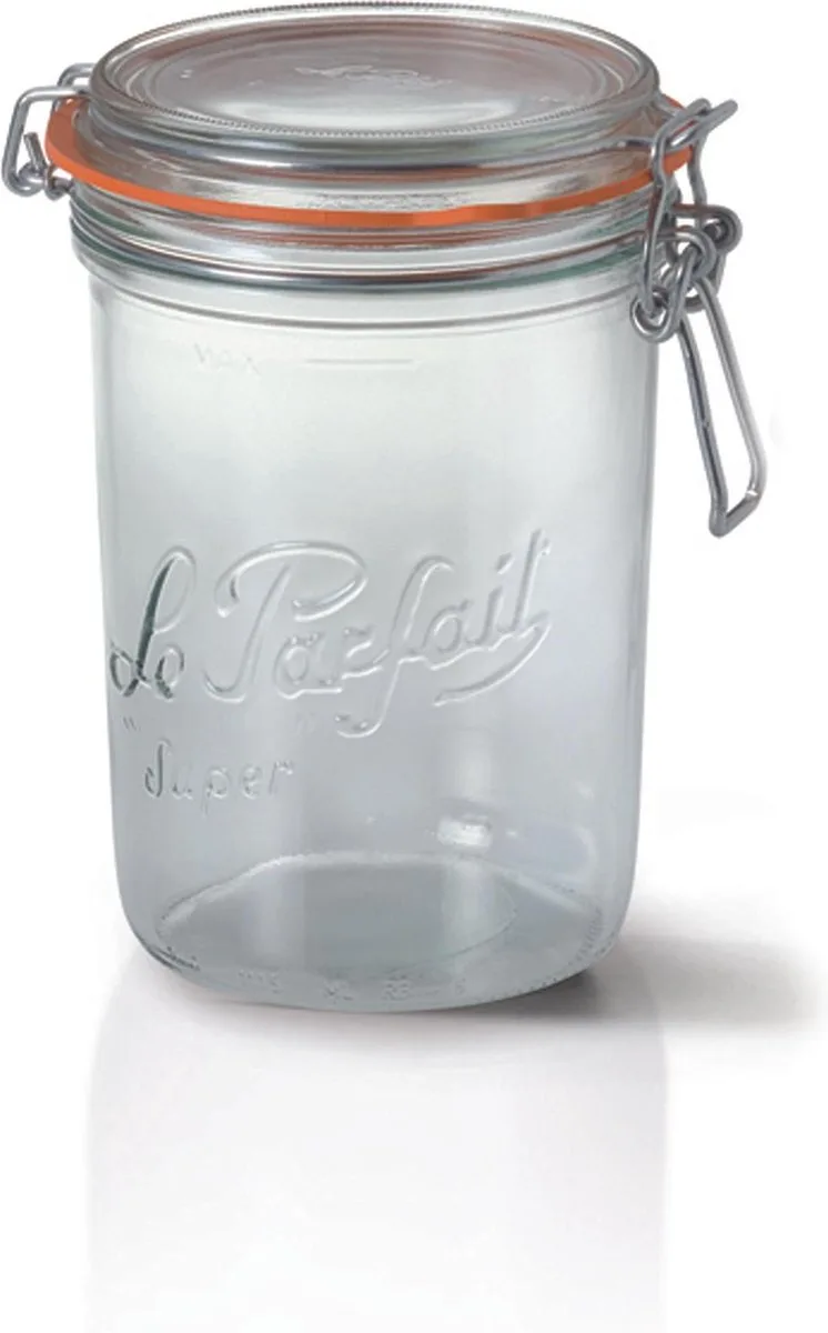 Super weckpot - Ø 10 cm - 1 liter- Set-6 de Le Parfait en Transparent – photo produit