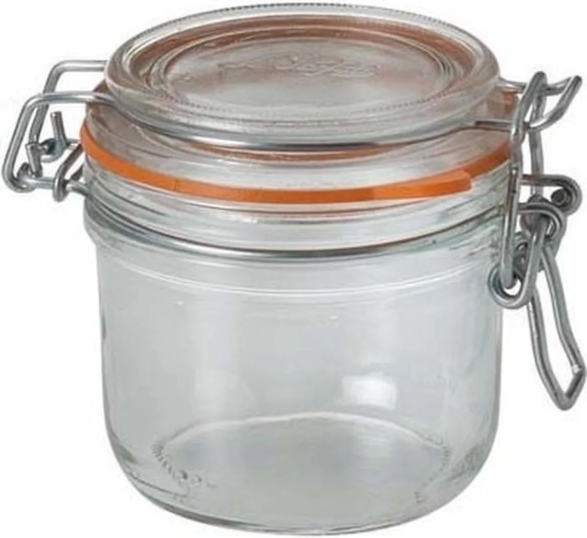 Voorraad/weckpot - 4x - glas - 8,5 x 7 cm - 200 ml de Le Parfait en Transparent – photo produit