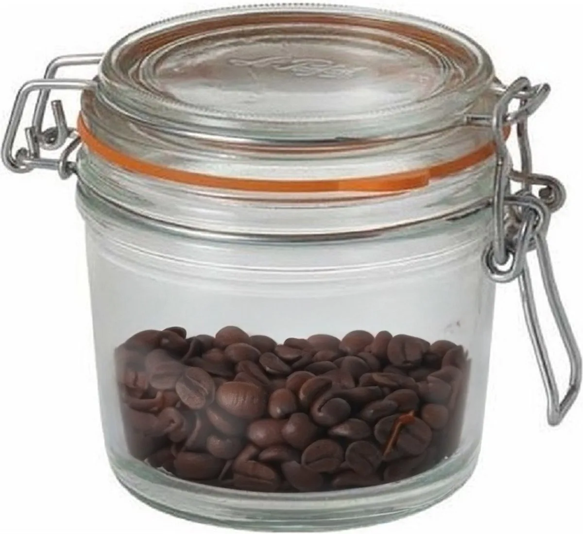 Voorraad/weckpot - glas - 10 x 8,5 cm - 350 ml de Le Parfait en Transparent – photo produit